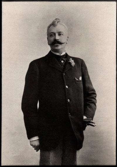 Porträt von René Maizeroy (1856-1918), französischer Schriftsteller von French Photographer